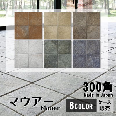 画像1: 【ケース販売】300角 マウアー 14枚入